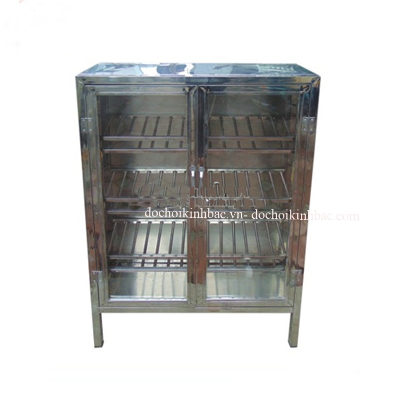 TỦ ĐỰNG BÁT ĐĨA BẰNG INOX CHO NHÀ BẾP TRONG TRƯỜNG MẦM NON TBI12