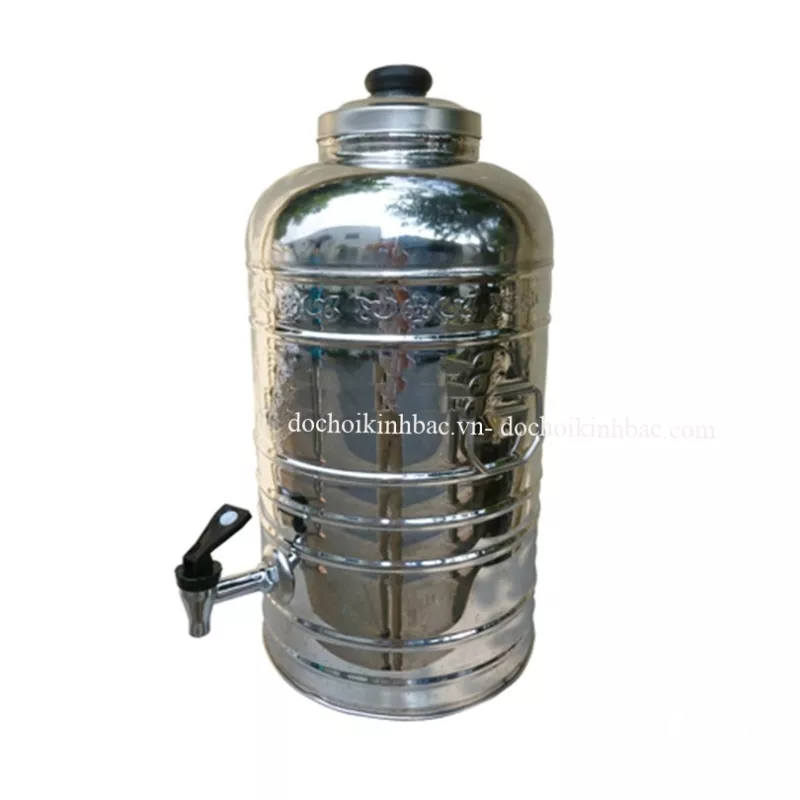 BÌNH ĐỰNG Ủ NƯỚC INOX CÓ VÒI CHO TRƯỜNG MẦM NON  TBI34