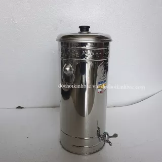 BÌNH LỌC NƯỚC INOX CÓ VÒI CHO TRƯỜNG MẦM NON  TBI35