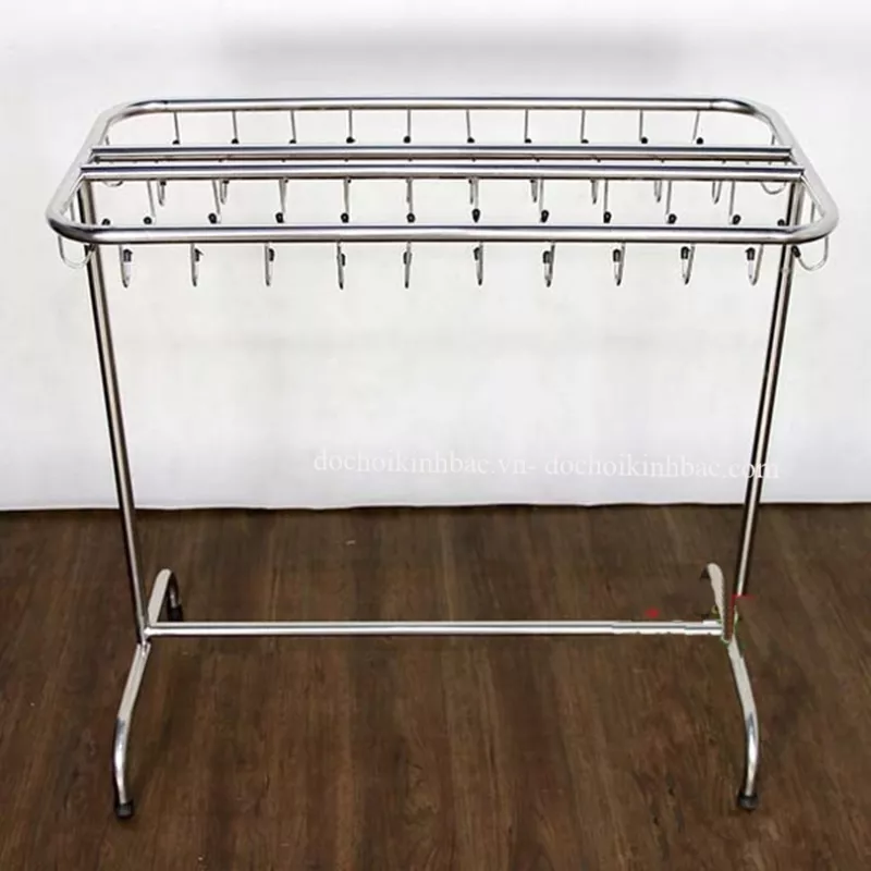 GIÁ PHƠI KHĂN INOX CHO TRƯỜNG MẦM NON TBI37