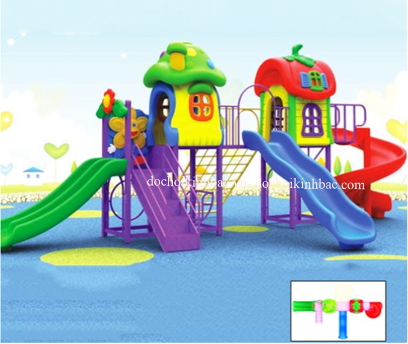 NHÀ LIÊN HOÀN CẦU TRƯỢT NHẬP KHẨU TRƯỜNG MẦM NON LHMN127