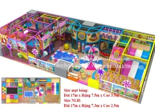 Khu vui chơi liên hoàn chủ đề kẹo NLHK030
