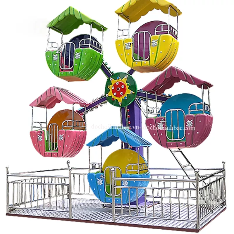 Đu quay Lồng đứng mini 05