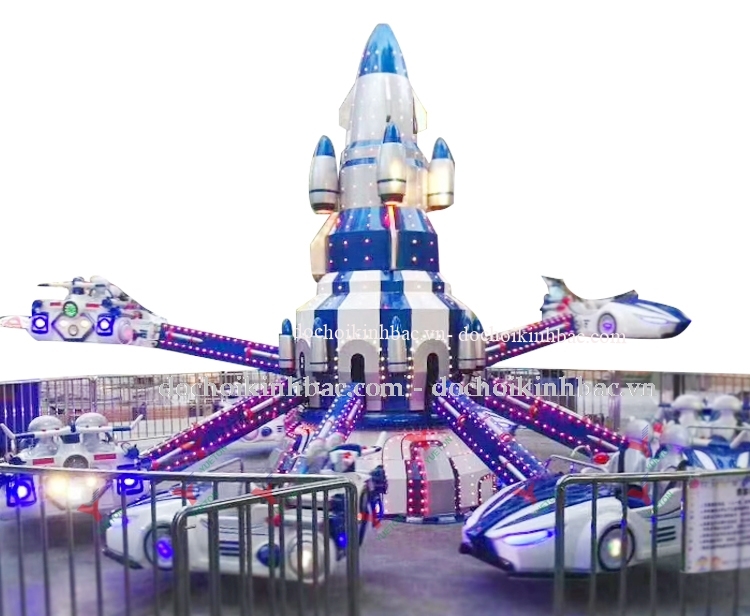 Đu quay vũ trụ tên lửa bay