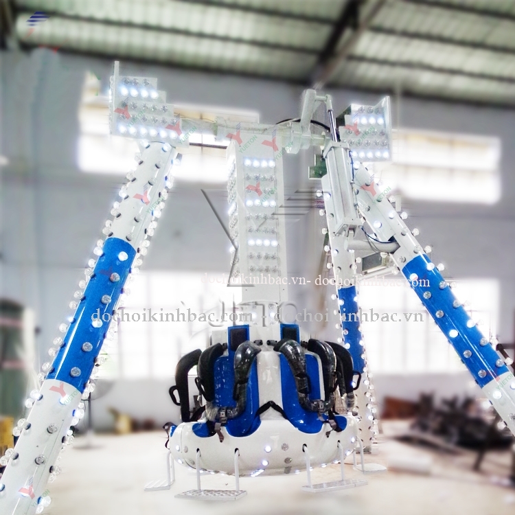 Tê giác cuồng xoay nộ mầu xanh