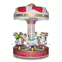Đu quay nữ hoàng mini 6 ngựa