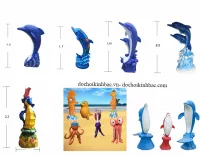 Cá heo phun nước hồng