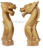 Cặp cá phun nước hồ bơi