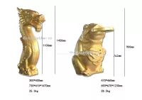 Cặp cá phun nước hồ bơi