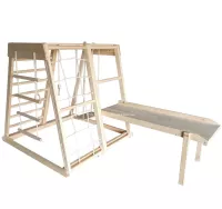 Cầu trượt gỗ
