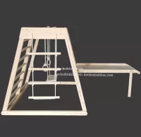 Cầu trượt gỗ
