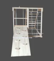 Cầu trượt gỗ