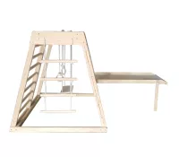 Cầu trượt gỗ