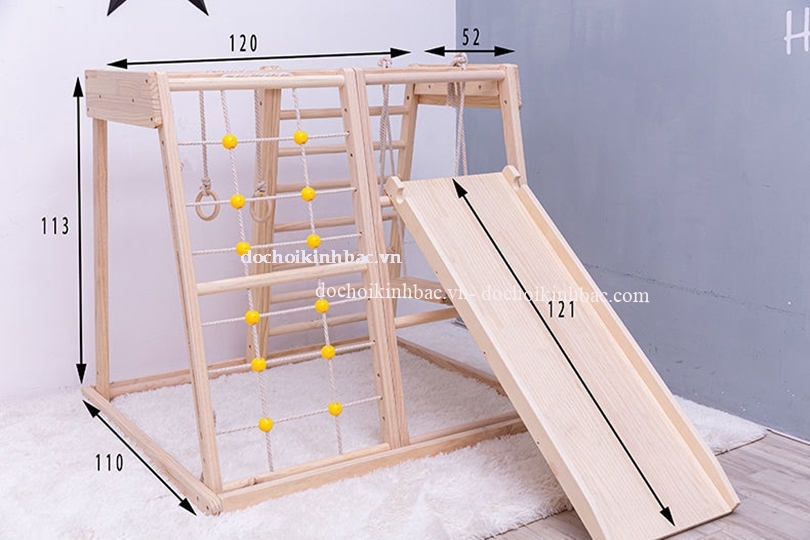 Bộ vận động gỗ đa năng gỗ