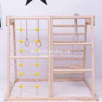 Bộ vận động gỗ đa năng gỗ