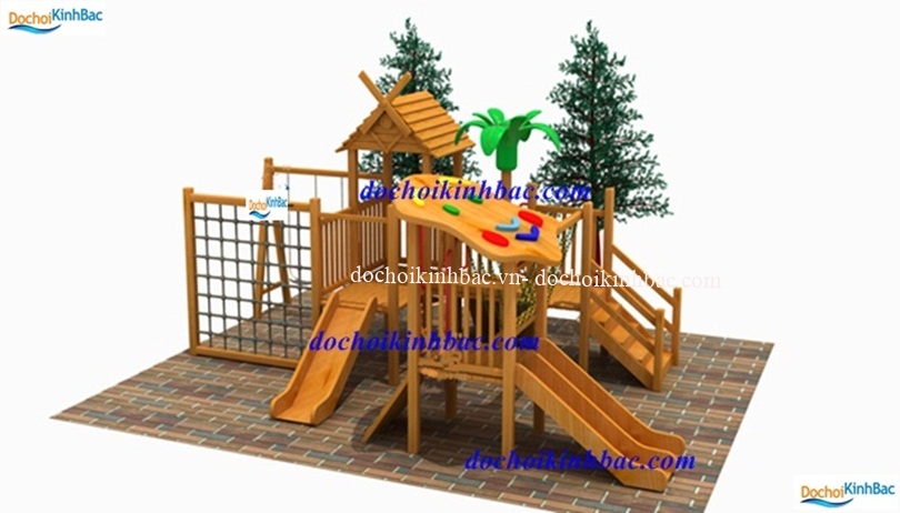 KHU VUI CHƠI LIÊN HOÀN BẰNG GỖ 012