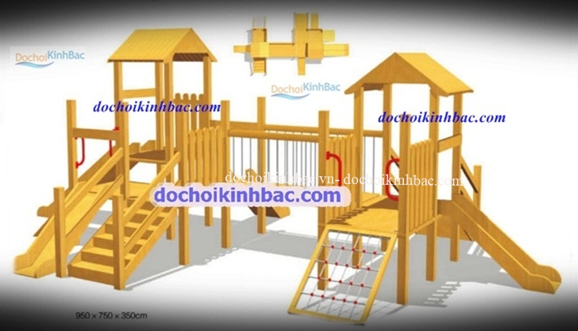 BÔ VẬN ĐỘNG LIÊN HOÀN CẦU TRƯỢT BẰNG GỖ CHO TRẺ 021
