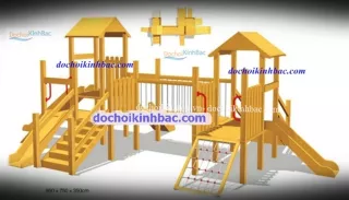 BÔ VẬN ĐỘNG LIÊN HOÀN CẦU TRƯỢT  BẰNG GỖ CHO TRẺ 021