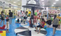 Báo giá Đu quay mèo, đu quay siêu nhân,đu quay cún con- Đu quay trong khu vui chơi giải trí