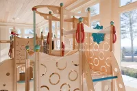 CẦU TRƯỢT LIÊN HOÀN GỖ MẦM NON 02