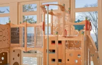 CẦU TRƯỢT LIÊN HOÀN GỖ MẦM NON 02
