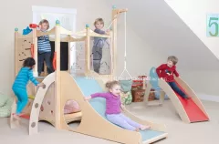 CẦU TRƯỢT LIÊN HOÀN GỖ MẦM NON 09