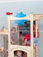 CẦU TRƯỢT LIÊN HOÀN GỖ MẦM NON 10