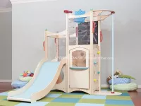 CẦU TRƯỢT LIÊN HOÀN GỖ MẦM NON 10
