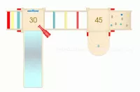 CẦU TRƯỢT LIÊN HOÀN GỖ MẦM NON 11