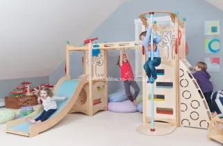 CẦU TRƯỢT LIÊN HOÀN GỖ MẦM NON 11