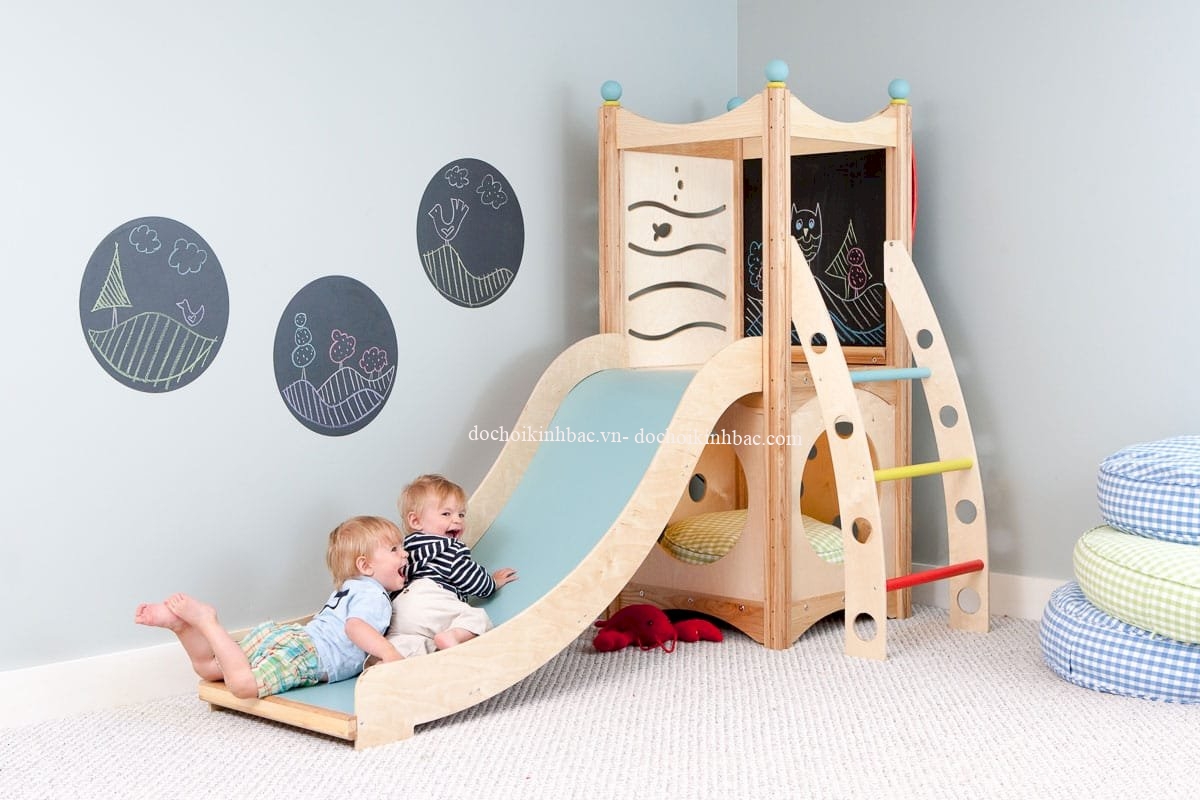 CẦU TRƯỢT LIÊN HOÀN GỖ MẦM NON 14