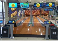 Bowling 4 làn chơi sàn gỗ