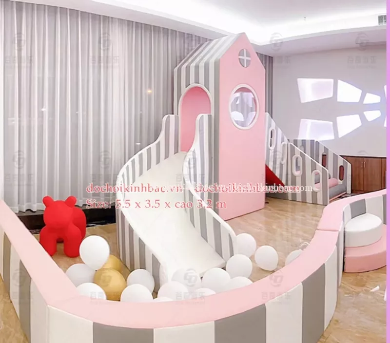 Nhà bóng liên hoàn mầm non 04