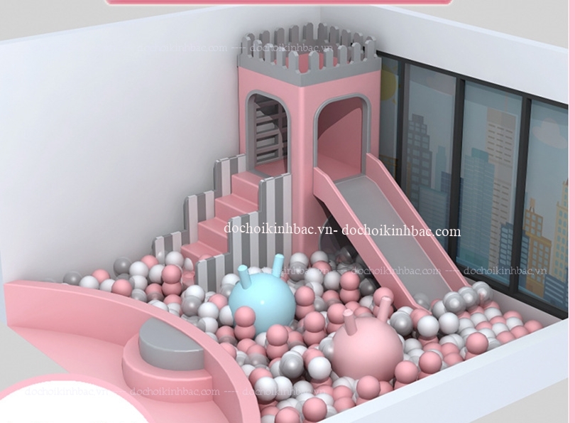 Nhà bóng liên hoàn mầm non 09