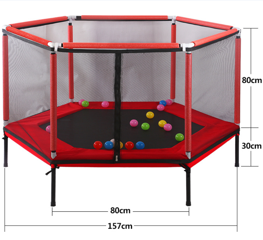 Nhà nhún lục giác kid home 01