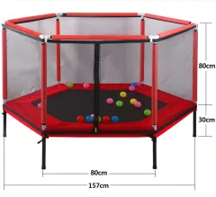 Nhà nhún lục giác kid home 01