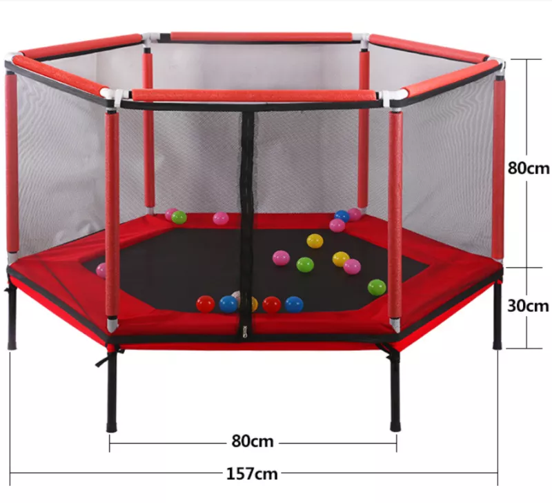 Nhà nhún lục giác kid home 01