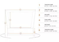 Trampoline nhập khẩu sky M-L- XL