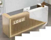 Quầy lễ tân thu ngân Led mầu