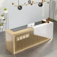 Quầy lễ tân thu ngân Led mầu