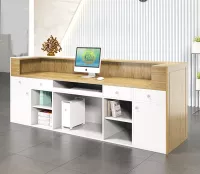 Quầy lễ tân thu ngân Led mầu