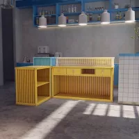 Quầy  thu ngân Container đẹp