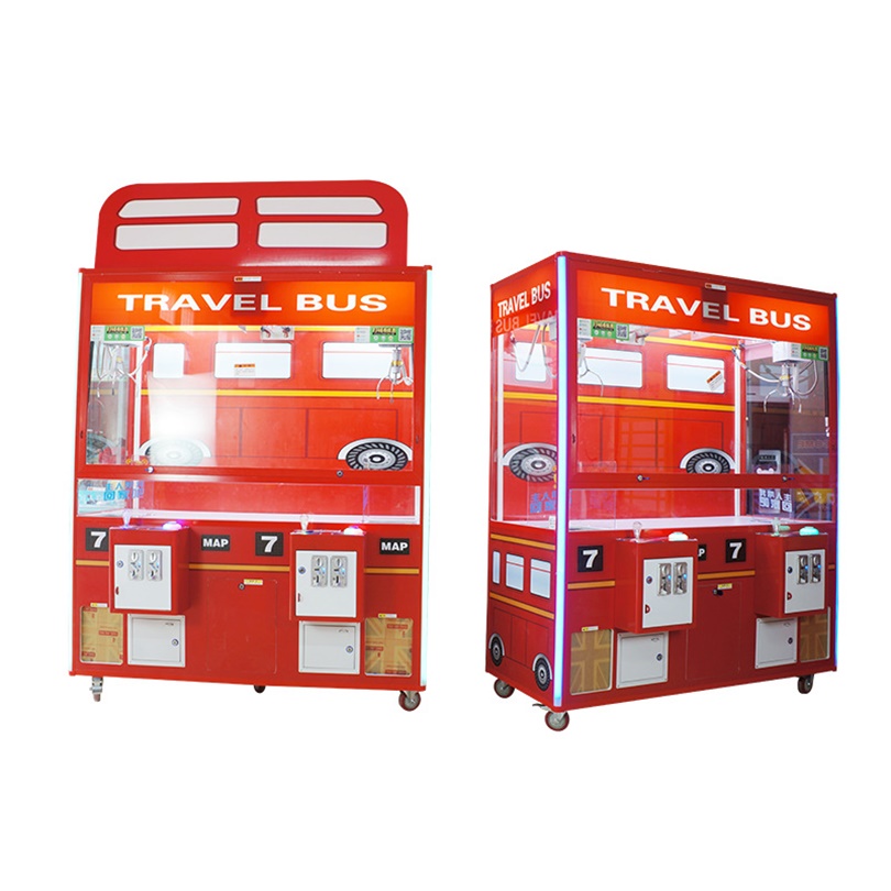 Máy gắp gấu 2 người chơi travel bus GQ04