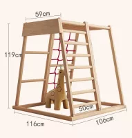 Bộ vận động gỗ đa năng gỗ BCDXD16