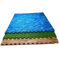 XỐP TRẢI SÀN 3D VÂN GỖ NHẠT NHÀ LIÊN HOÀN XS3D03