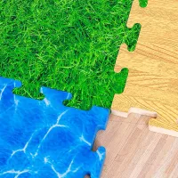 XỐP TRẢI SÀN 3D VÂN GỖ NHẠT NHÀ LIÊN HOÀN XS3D03