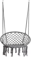 XÍCH ĐU KHÔNG CẦN KHUNG TREO SWING COTTON MÀU GHI XDTG021