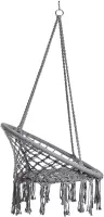 XÍCH ĐU KHÔNG CẦN KHUNG TREO SWING COTTON MÀU GHI XDTG021