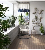 XÍCH ĐU MACRAME COTTON SWING CẦN TREO MÀU TRẮNG XDTG040