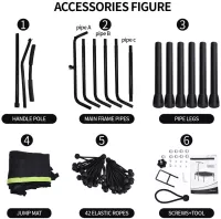 Sàn nhún nhảy Trampoline bungee size 51 icnh L2